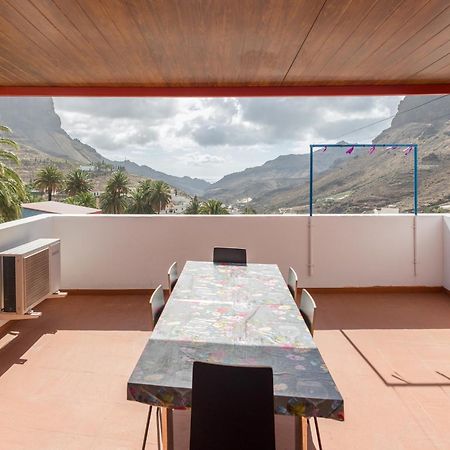 Lightbooking Gadi House Tasarte Terraza Y Barbacoa Exterior foto